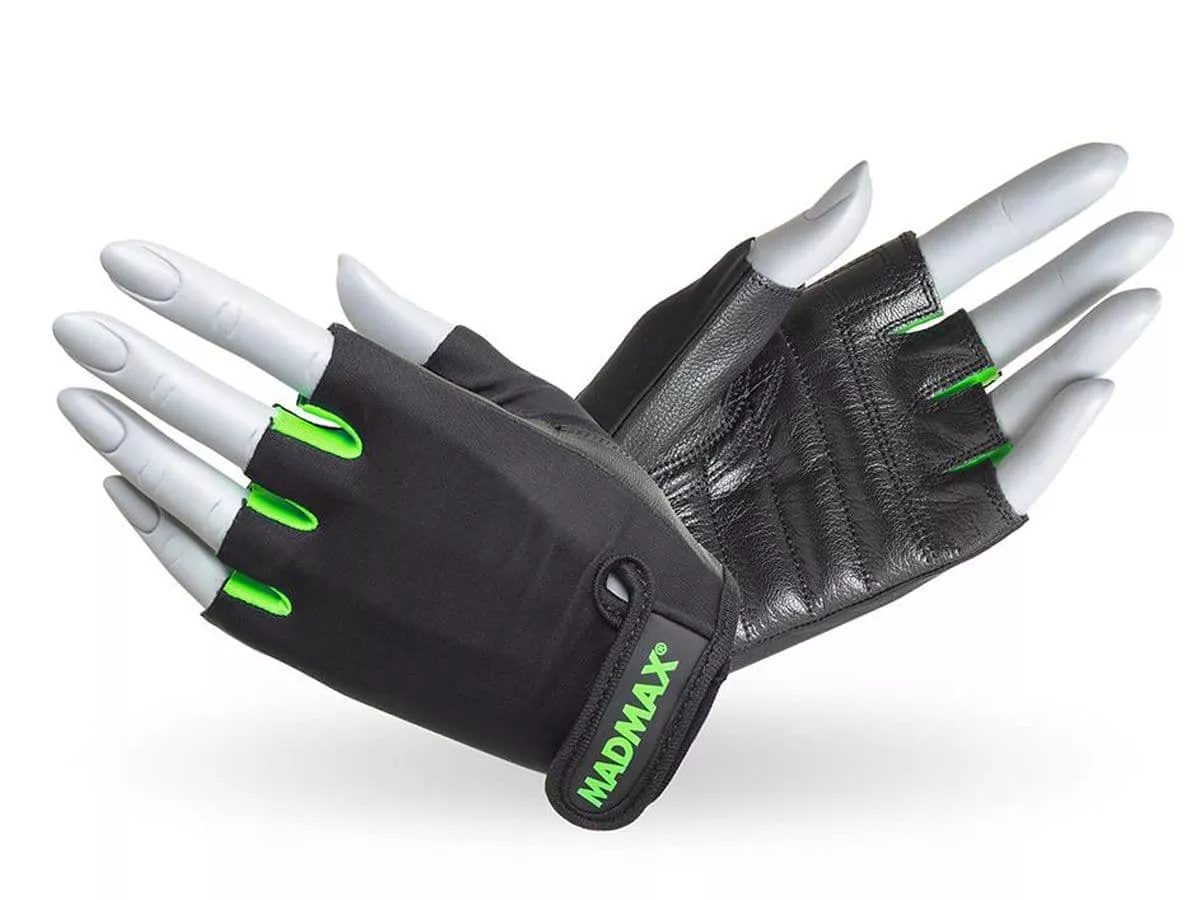 Перчатки женские Mad Max "Rainbow" MFG251\BK-GN