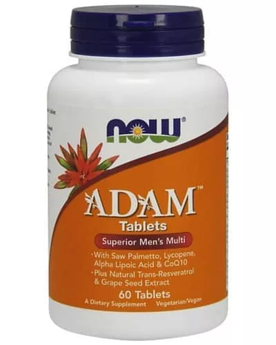 NOW ADAM Men's Multiple Vitamin 60 caps