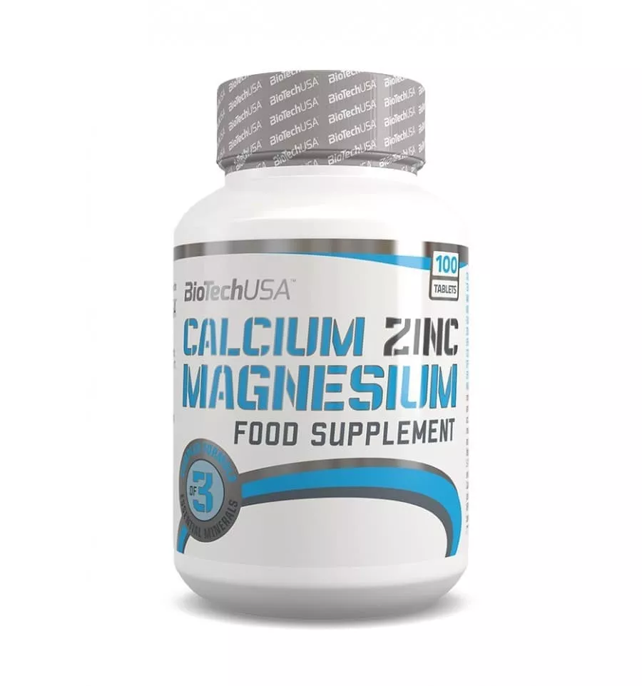 BioTech Calcium Zinc Magnesium 100 tabs