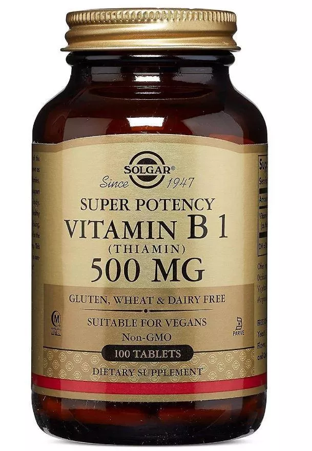 Solgar Vitamin B1 500 mg 100 tabs