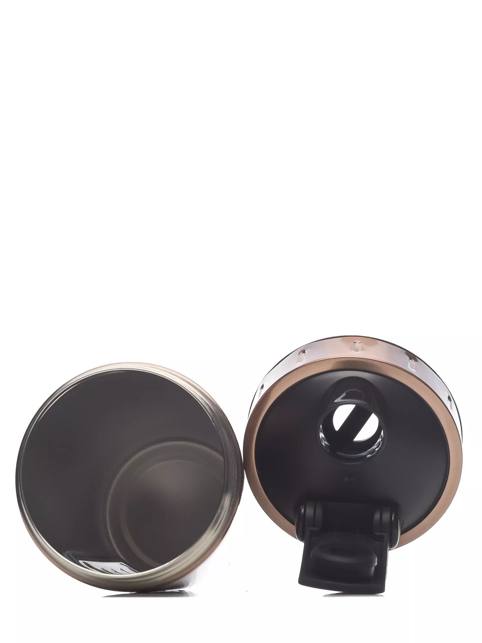 FitRule Шейкер алюминиевый с прозрачной вставкой 700ml (Золотой Розовый)