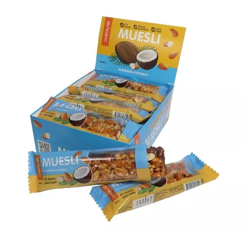 CHIKALAB Батончик Мюсли 40g (х20)