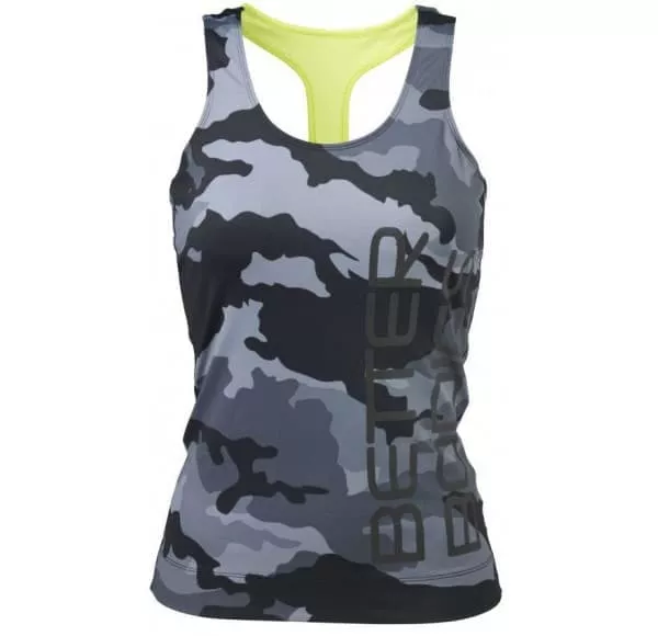Better Bodies Athlete T-back, майка женская, камуфляж серый