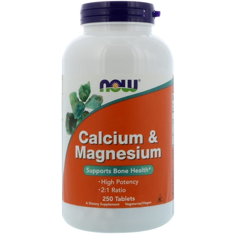 NOW Calcium-Magnesium 500mg 250 tabs