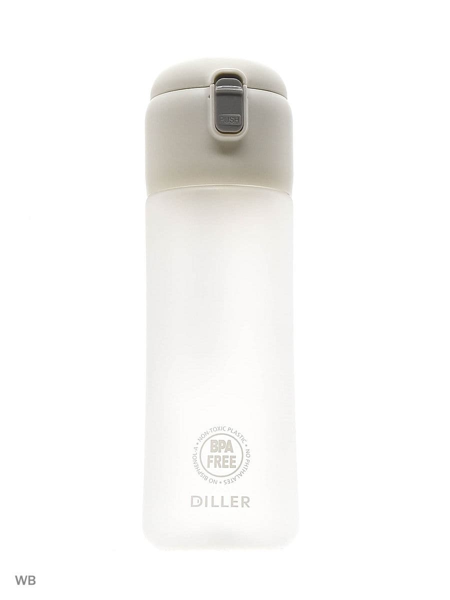 Diller Бутылка для воды D26 650ml (Белая)