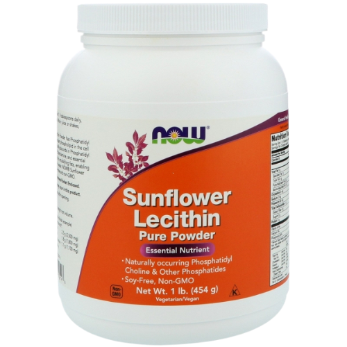 NOW Sunflower Lecithin Powder 454g