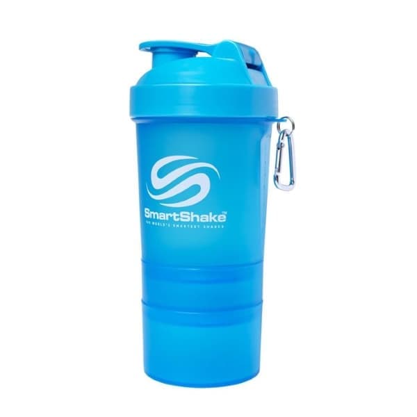 SmartShake Shaker Original 400 ml (Neon Blue) фото