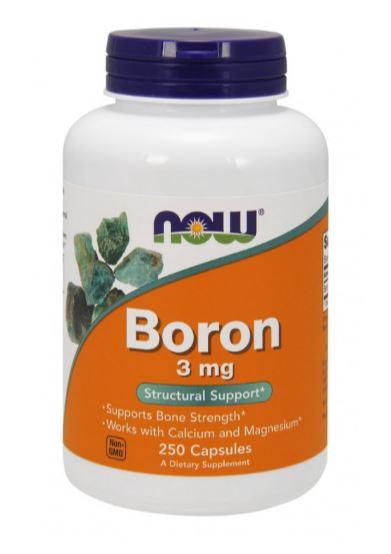NOW Boron 3mg 250 vcaps