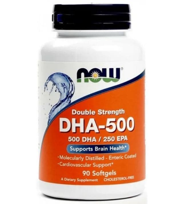 NOW DHA 500mg 90 caps
