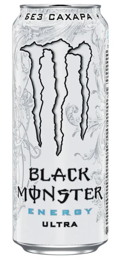 Black Monster Energy Ultra 449 ml