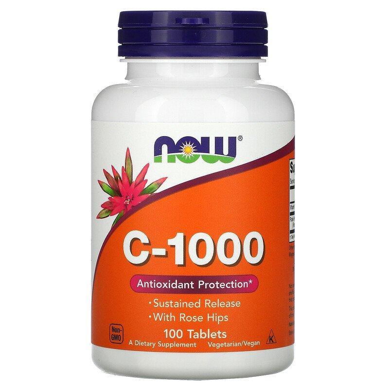 NOW Vitamin C-1000 SR HR 100 tabs