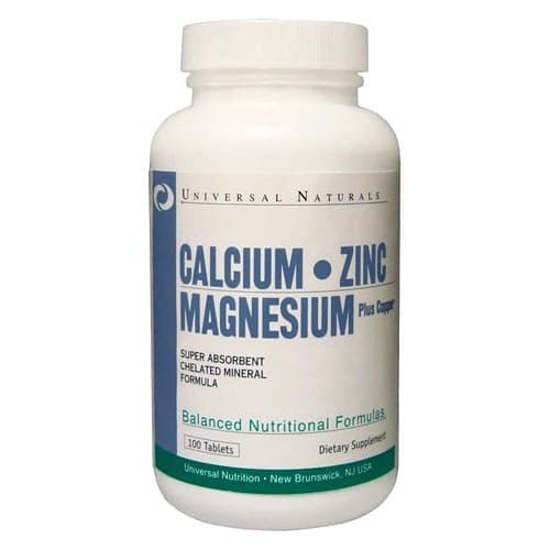 Universal Calcium Zinc Magnesium 100 tabs