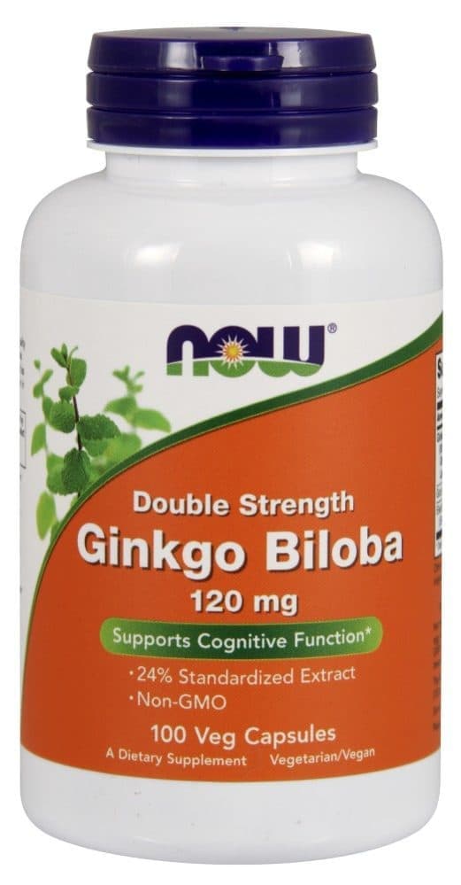 NOW Ginkgo Biloba 120 mg 100 vcaps