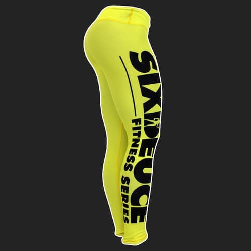 Six Deuce Fitness Series "All Yellow" Leggings
