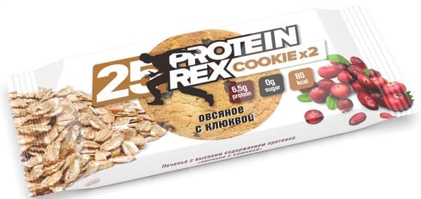 ProteinRex Печенье Овсяное 60g (х12)