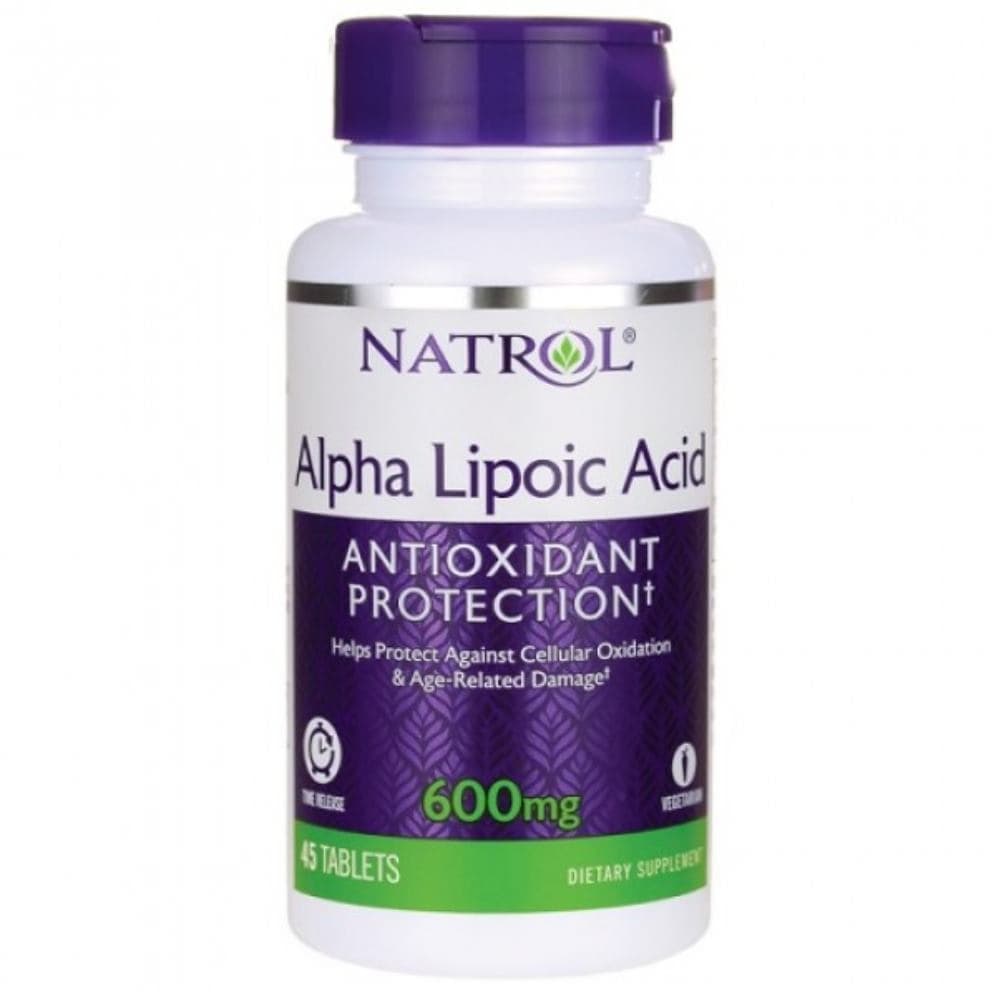NATROL Alpha Lipolic Acid 600 mg 45 caps