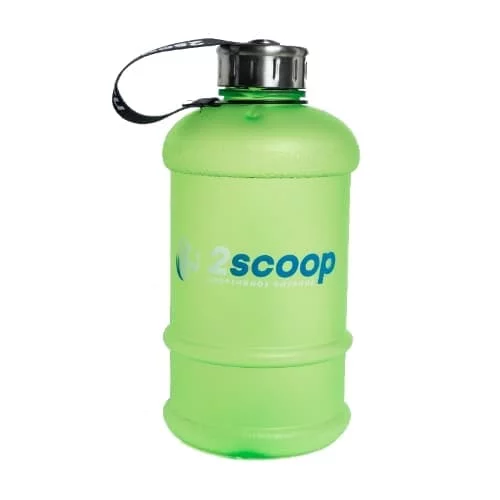 2scoop Бутыль 1.3L прорезиненный металлическая крышка (Зеленый) фото