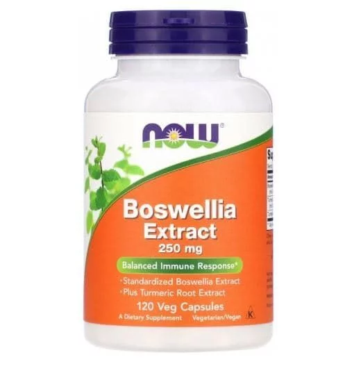 NOW Boswellia Extract 250 mg 120 caps фото