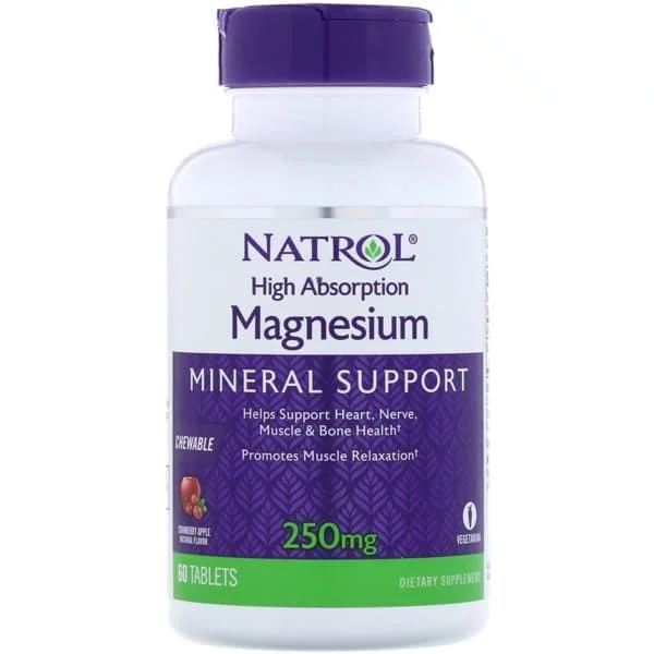 NATROL Magnesium 250mg 60 tabs фото