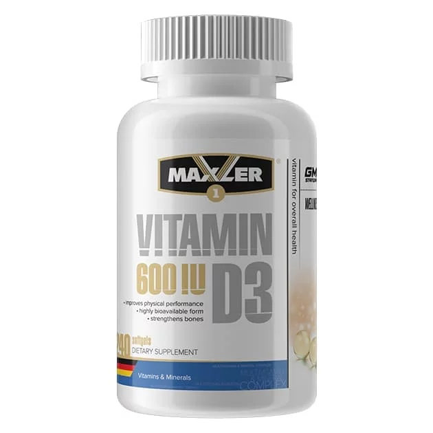 Maxler Vitamin D3 600 IU 240 tabs фото